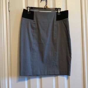 Grey pencil skirt
